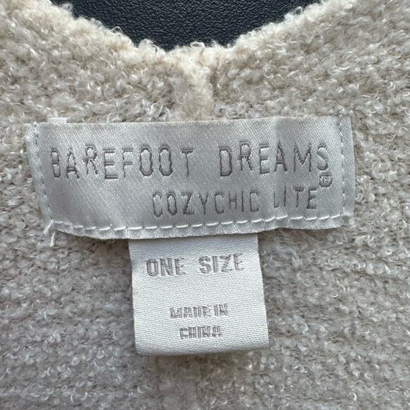 Barefoot Dreams Light Beige Draped Shawl Luxuriously Soft Cozy Chic Lite OneSize - Picture 12 of 12